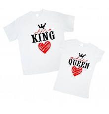 Her King, His Queen - парные футболки для влюбленных