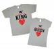 Her King, His Queen - парні футболки для закоханих купити в інтернет магазині