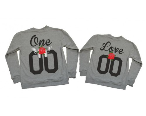 One Love - парні світшоти для закоханих купити в інтернет магазині