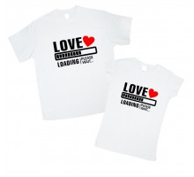 Love loading - парні футболки для закоханих