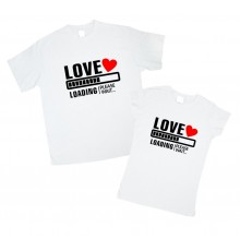 Love loading - парные футболки для влюбленных