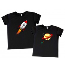 Ракета - парні футболки для двох закоханих