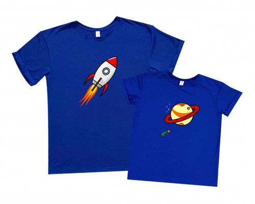 Ракета - парні футболки для двох закоханих купити в інтернет магазині
