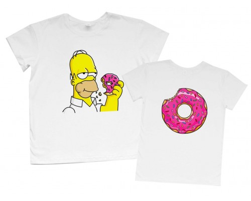 Сімпсонис - парні футболки для чоловіка та дружини купити в інтернет магазині
