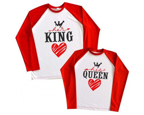 Her King, His Queen - парные регланы для двоих влюбленных купить в интернет магазине