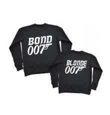 Bond 007, Blonde 007 - парні світшоти для двох