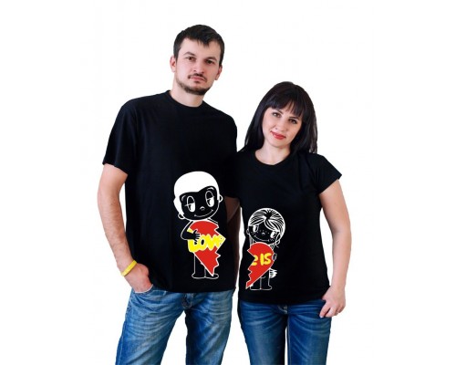 Love is - парні футболки для закоханих купити в інтернет магазині