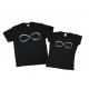 Love бесконечность - парные футболки для двоих влюбленных купить в интернет магазине