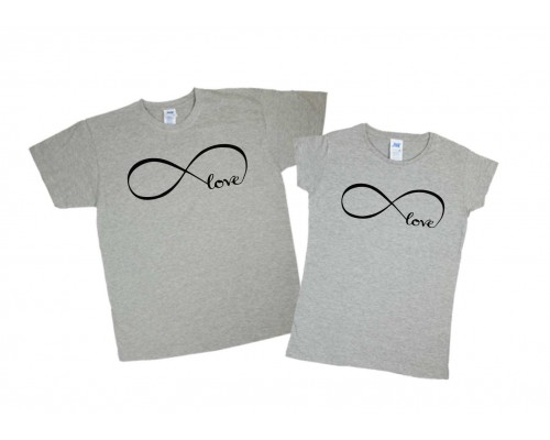 Love нескінченність - парні футболки для двох закоханих купити в інтернет магазині