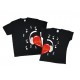 Серце в навушниках - парні футболки для закоханих купити в інтернет магазині