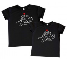 Коти Саймона - парні футболки для двох закоханих