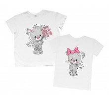 Кошенята - парні футболки для двох закоханих