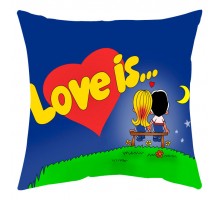 Love is - подушка декоративная для влюбленных