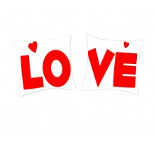 LOVE - подушки декоративные для влюбленных