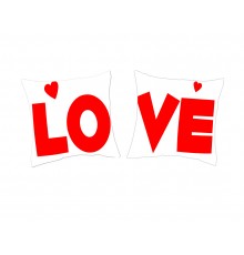 LOVE - подушки декоративні для закоханих