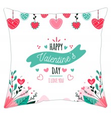 Happy Valentine's Day - подушка з написом на день святого Валентина