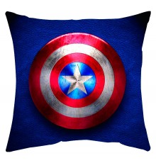 Капитан Америка - подушка декоративная с принтом