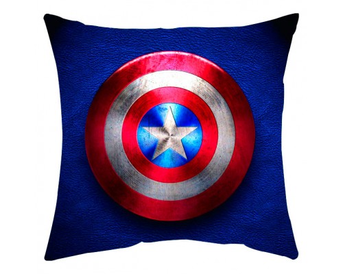 Капитан Америка - подушка декоративная с принтом купить в интернет магазине