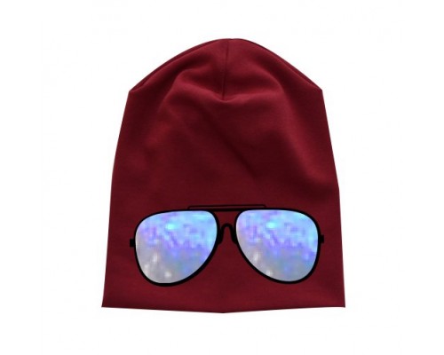 Очки голограмма - шапка подростковая купить в интернет магазине