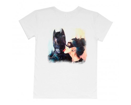 Футболка женская Бэтмен и Бэтгёрл купить в интернет магазине