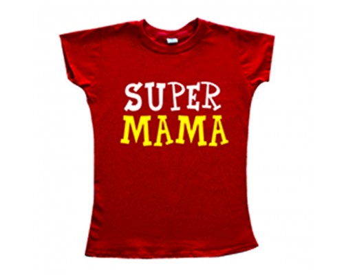 Футболка женская Super Мама купить в интернет магазине