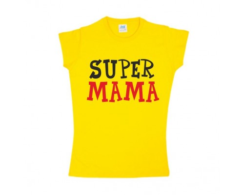 Футболка женская Super Мама купить в интернет магазине