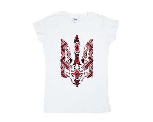 Герб Украины - футболка женская купить в интернет магазине