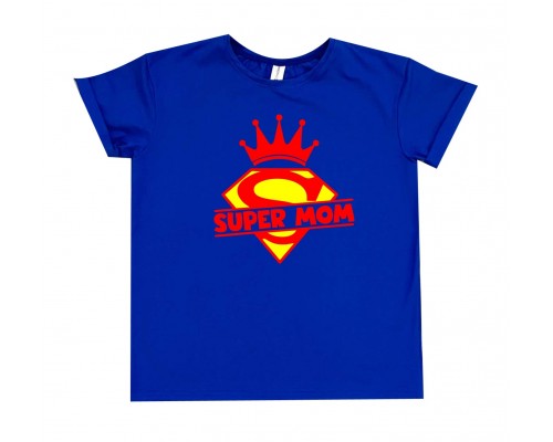 Футболка женская Super MOM купить в интернет магазине
